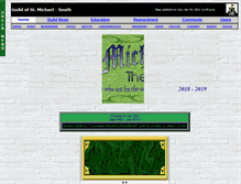 Tablet Screenshot of guildofstmichael.org
